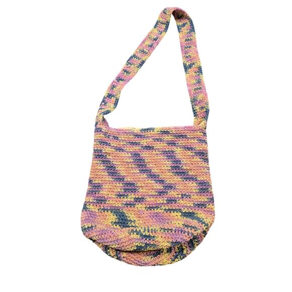 wild fable Handbags - Wild Fable Knit Colorful Boho Hobo Crossbody Bag